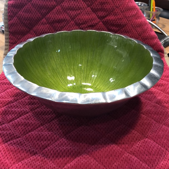 VINTAGE -Enameled 3pcs Serving Set - Picture 3 of 4